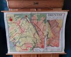 Oude schoolplaat/schoolkaart Drenthe, Ophalen, Aardrijkskunde