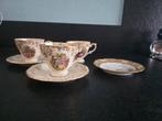 Antieke porseleinen kop en schotels, Antiek en Kunst, Antiek | Servies los, Ophalen of Verzenden