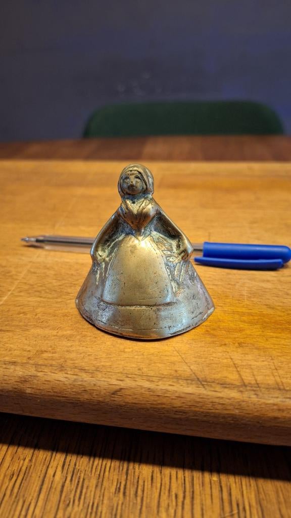 Antieke Tafelbel Vrouw, Ophalen of Verzenden