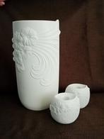 Grote Kaiser porselein vaas met 2 kaarsenhouders, Antiek en Kunst, Antiek | Porselein, Ophalen of Verzenden