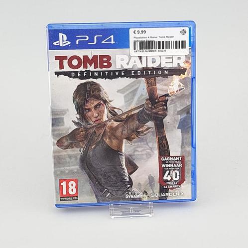 Playstation 4 Game: Tomb Raider Definitive Edition, Spelcomputers en Games, Games | Sony PlayStation 4, Zo goed als nieuw