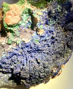 Prachtig groot stuk Azuriet + Malachiet, Verzamelen, Mineralen en Fossielen, Ophalen of Verzenden