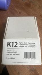 K12 Digitale klok thermostaat, Ophalen of Verzenden, Nieuw