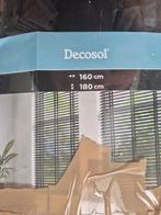 2x Decosol jaloezie hout zwart 160x180cm, Ophalen, Zo goed als nieuw, Zwart, 150 tot 200 cm