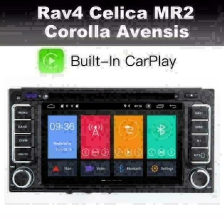 Toyota Corolla Avensis Verso android 10 radio navigatie dab+, Auto diversen, Autoradio's, Nieuw, Ophalen of Verzenden