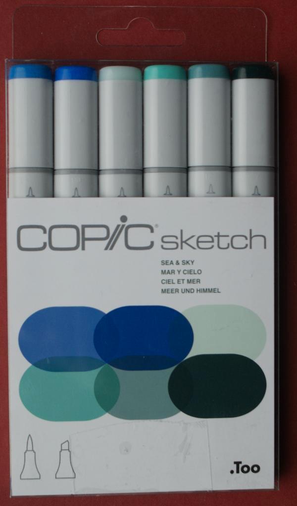 COPIC SKETCH MARKERSETS, DIVERSE SETS 6-DELIG, Hobby en Vrije tijd, Tekenen, Nieuw, Potlood of Stift, Verzenden