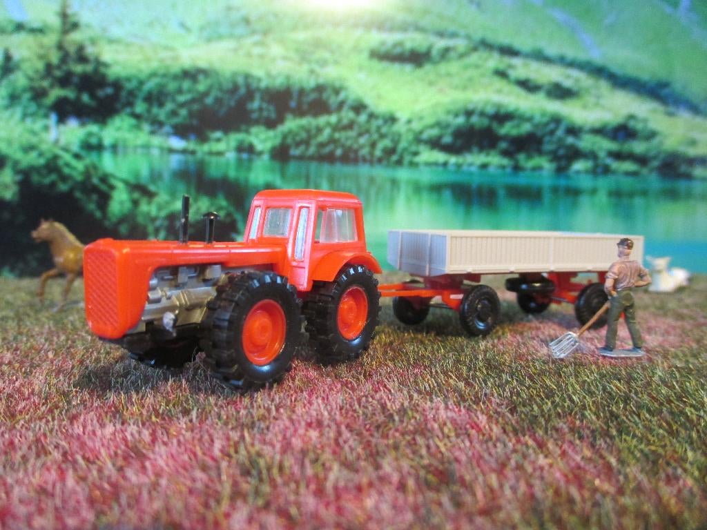 1964 Dutra D4K tractor / trekker met aanhanger SES - DDR #2, Ophalen of Verzenden, Nieuw, Hijskraan, Tractor of Landbouw, Overige merken