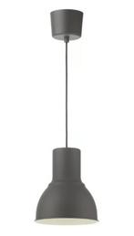 Hanglamp HEKTAR IKEA 22cm, Huis en Inrichting, Lampen | Hanglampen, Ophalen, Gebruikt, Metaal, Minder dan 50 cm