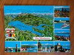 Ansichtkaart Bodensee Map Kaart Duitsland, Verzamelen, Ophalen of Verzenden, 1960 tot 1980, Gelopen, Duitsland