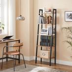 Boekenkast-Boekenplank met 5 Planken-56 x 172 x 34 cm, Met plank(en), Nieuw, Eikenhout, 150 tot 200 cm