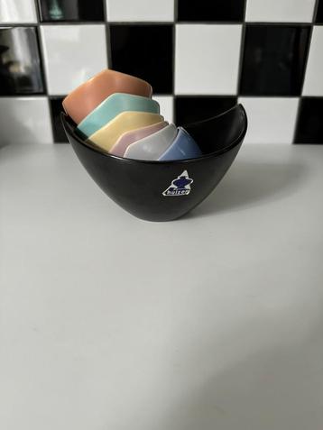 Plateel pastel Tulipe pindaset De Driehoek Huizen pindastel beschikbaar voor biedingen
