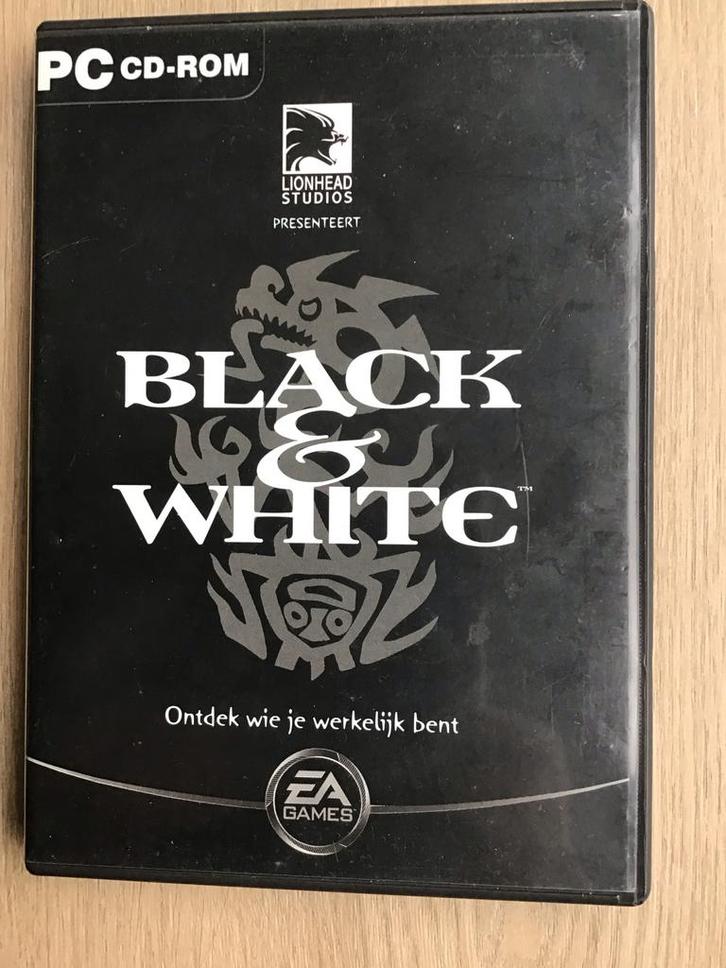 Black & White PC Game - Klassieker!, Spelcomputers en Games, Games | Pc, Gebruikt, Strategie en Constructie, 1 speler, Vanaf 12 jaar