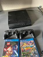 Ps4 1tb, Spelcomputers en Games, Super Slim, Met 2 controllers, Ophalen of Verzenden, Gebruikt