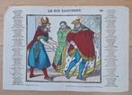 centsprent kinderprent Pellerin Epinal - LE ROI DAGOBERT, Antiek en Kunst, Antiek | Schoolplaten, Ophalen of Verzenden, Geschiedenis