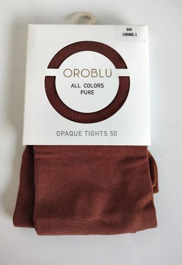 NIEUW - bruin- Oroblu All colours panty - 50 denier - mt S/M beschikbaar voor biedingen