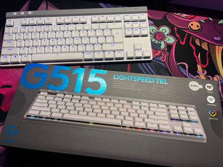 Logitech G515 Lightspeed TKL Toetsenbord, Computers en Software, Toetsenborden, Nieuw, Azerty, Draadloos, Ergonomisch, Ophalen