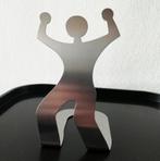 Aluminium boekensteun Keith Haring-stijl, Verzamelen, Beelden en Beeldjes, Ophalen of Verzenden, Zo goed als nieuw, Overige typen