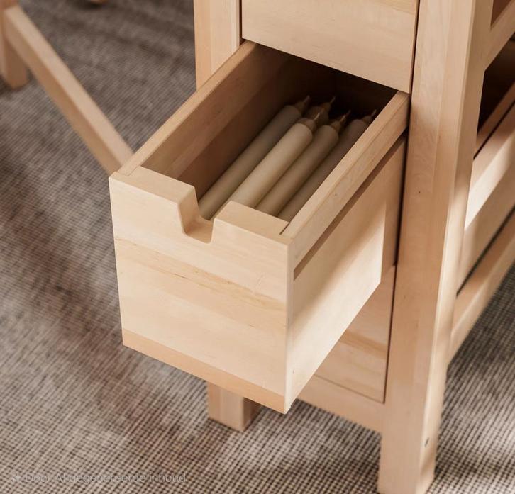 Opklapbare Tafel met Opbergruimte, Huis en Inrichting, Tafels | Eettafels, Zo goed als nieuw, 50 tot 100 cm, 100 tot 150 cm, Vier personen