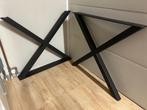 X tafelpoot /kruis tafelpoot 2 stuks, Huis en Inrichting, Tafelonderdelen, Ophalen, Tafelpoot, X of kruis, 50 tot 100 cm