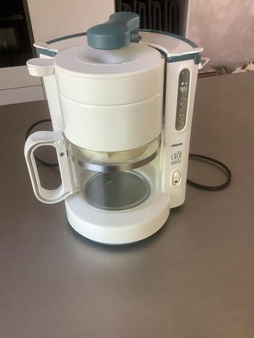 Philips filter koffie apparaat, wit/groen beschikbaar voor biedingen