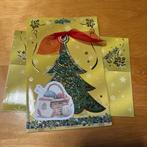 Luxe kerstkaart met uitdruk hanger / bijpassende envelop 4, Ophalen of Verzenden, Zo goed als nieuw, Kerst