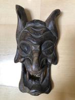 lachende duivelmasker van hout, Aziatisch, Antiek en Kunst, Kunst | Niet-Westerse kunst, Ophalen of Verzenden