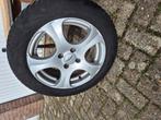 4 winterbanden op velg, Vredestein Snowtrac 3 185/60R15 88T, Ophalen, Gebruikt