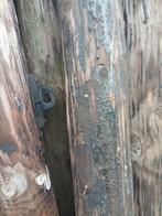 Gecreosoteerde afrasteringspalen., Ophalen of Verzenden, Rechthoekig, 200 cm of meer