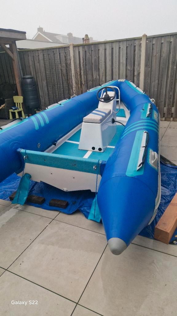 Super Duck rib boot 460, Watersport en Boten, Rubberboten, Overige merken, Overige materialen, Minder dan 70 pk, Benzine, Ophalen