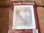 Borduurpakket zwanen , needle treasures , voorbedrukt aida, Hobby en Vrije tijd, Borduren en Borduurmachines, Ophalen of Verzenden