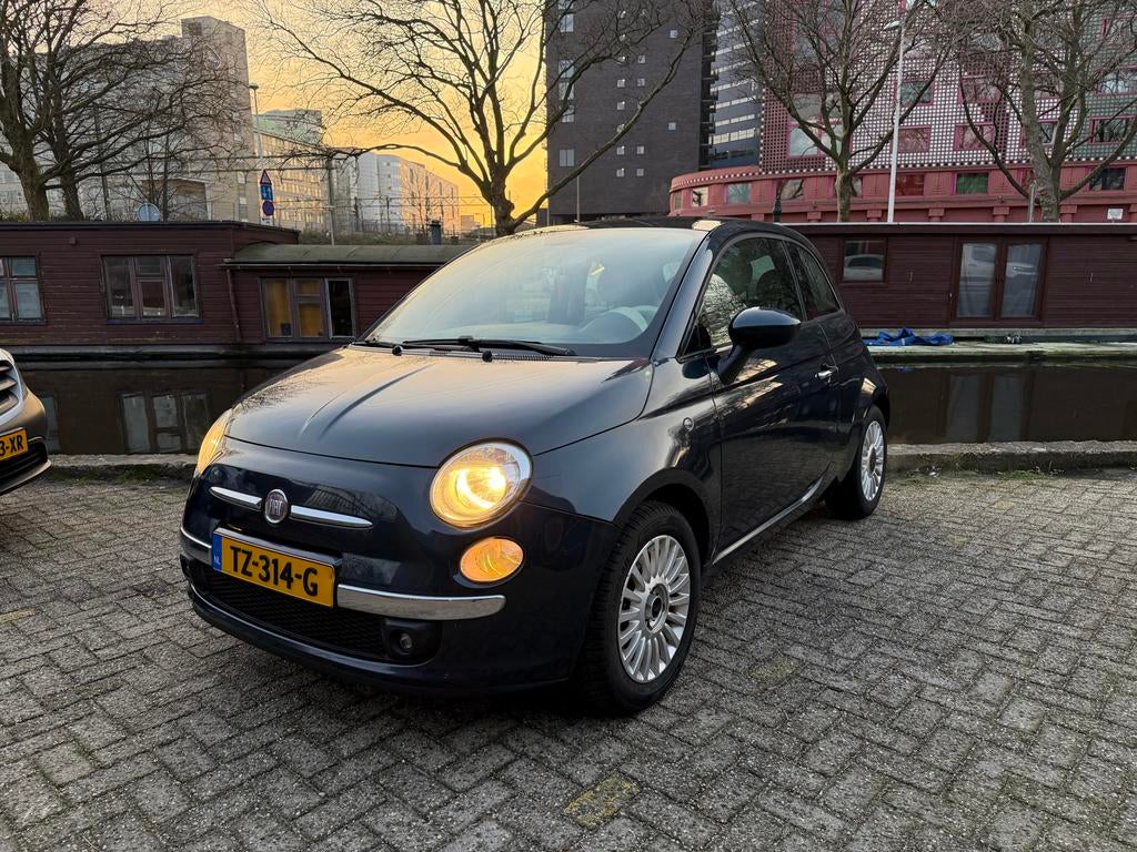Fiat 500 1.2 C 2008 | Pano | Nieuwe koppeling, Voorwielaandrijving, 4 cilinders, 840 kg, Handgeschakeld