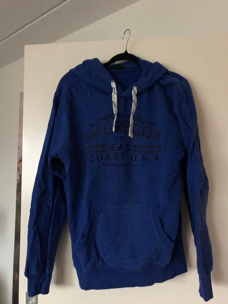 McGregor blauwe trui maat L, Kleding | Heren, Ophalen of Verzenden, Maat 52/54 (L), Blauw
