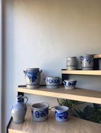 Collectie Lebon Keulse bloempotten oud uniek voorraad keuken, Overige kleuren, Aardewerk of Porselein, Ophalen of Verzenden, Zo goed als nieuw