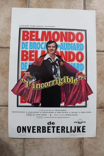 filmaffiche Jean-Paul Belmondo l'incorrigible filmposter beschikbaar voor biedingen