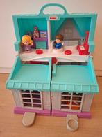 Fisher price little people huis, Kinderen en Baby's, Speelgoed | Poppenhuizen, Ophalen of Verzenden, Zo goed als nieuw, Poppenhuis