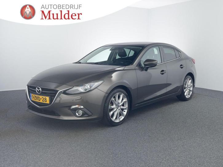 Mazda 3 2.0 GT-M | Trekhaak | Leer | HUD |, Auto's, Mazda, Te koop, ABS, Airbags, Airconditioning, Alarm, Boordcomputer, Climate control