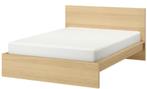 2 persoons bed. MALM, Huis en Inrichting, Slaapkamer | Bedden, Ophalen, Gebruikt, Overige kleuren, Tweepersoons