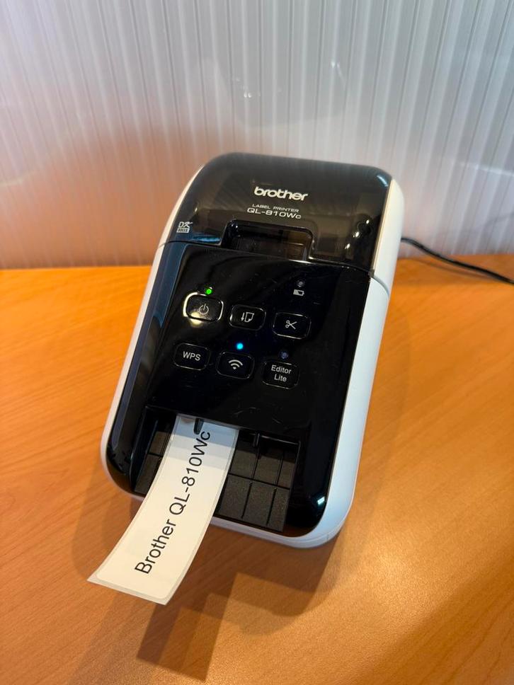 Brother QL-810Wc labelprinter WiFi, 2 kleuren, Computers en Software, Labelprinters, Zo goed als nieuw, Ophalen of Verzenden