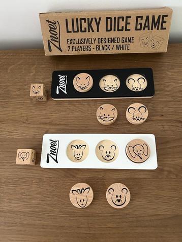 Znoet Lucky dobbelspel, +3 jaar, Zo goed als nieuw! beschikbaar voor biedingen