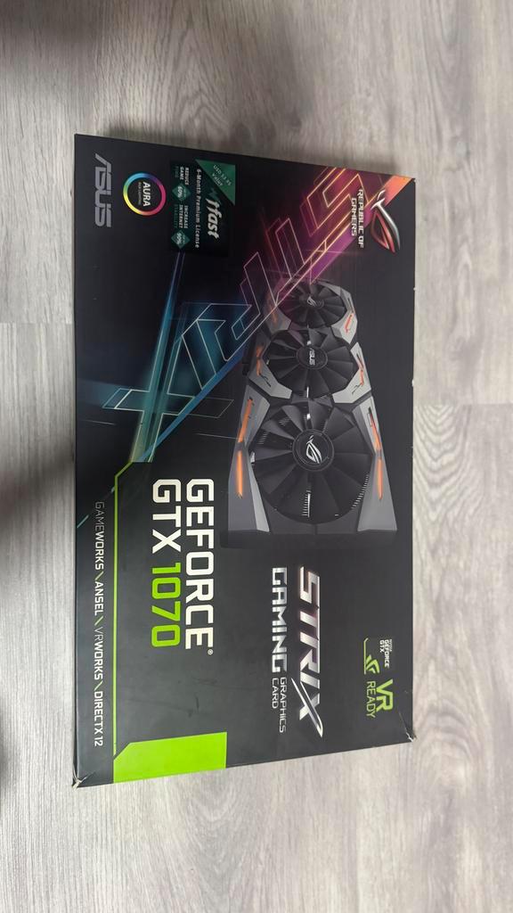 ASUS ROG Strix GTX 1070 - Topstaat!, Computers en Software, Videokaarten, Zo goed als nieuw, Nvidia, PCI-Express 3.0, GDDR5, HDMI