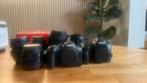 Canon set: R6II, 6DII, Lenzen&Flitsers-alles ook los te koop, Spiegelreflex, Canon, Ophalen of Verzenden, Zo goed als nieuw