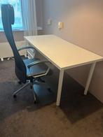 Bureau set met stoel en ladeblok, Huis en Inrichting, Ophalen, Met wielen, Gebruikt, Bureau