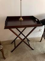 Houten side table 60x40, Ophalen, Zo goed als nieuw, 25 tot 50 cm, Rechthoekig