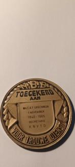 Oude K.N.V.T.O. Medaille - Trouwe Dienst onderscheiding, Ophalen of Verzenden, Brons, Nederland