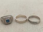 Lot vintage ringen, Verzenden, Zilver, Ring, Met edelsteen