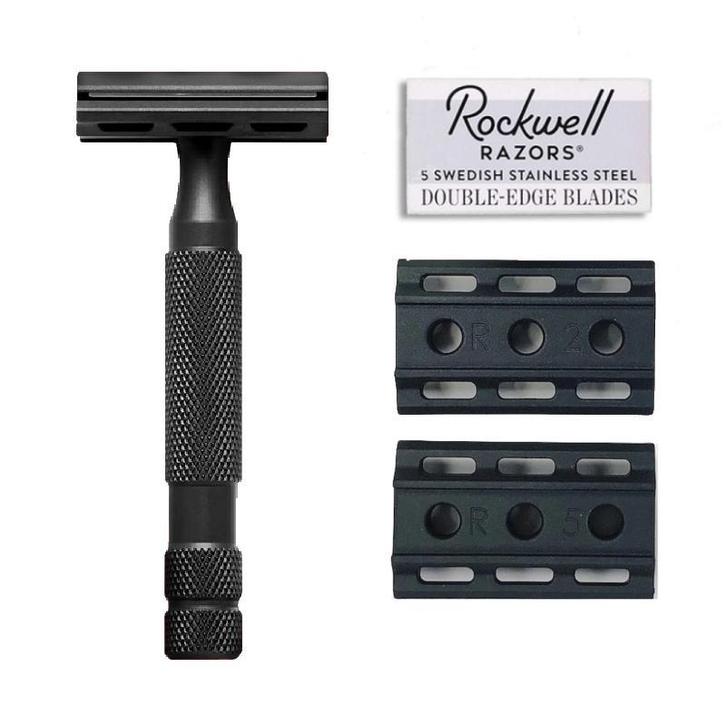 Rockwell Razors 6S Zwart | Safety Razor | Scheermes, Sieraden, Tassen en Uiterlijk, Uiterlijk | Gezichtsverzorging, Nieuw, Verzorging