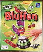 Bluffen - een knotsgek blufspel - inclusief bel!, Hobby en Vrije tijd, Gezelschapsspellen | Overige, Ophalen of Verzenden, Zo goed als nieuw