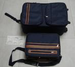 Nieuwe luxe 2 delige koffer set zacht 58x34x22 cm met wielen, 50 tot 60 cm, Nieuw, Ophalen of Verzenden, Slot