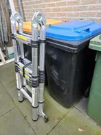 Ladder, Doe-het-zelf en Verbouw, Ophalen, Gebruikt, Opvouwbaar of Inschuifbaar, 2 tot 4 meter