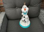 Zgan gebruikte Disney Frozen Olaf nachtlamp 30cm, werkt!!, Ophalen of Verzenden, Overige figuren, Zo goed als nieuw, Beeldje of Figuurtje